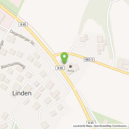 Standortübersicht der Benzin-Super-Diesel Tankstelle: AVIA Tankstelle in 94244, Geiersthal