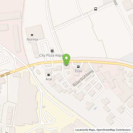 Standortübersicht der Benzin-Super-Diesel Tankstelle: Esso Tankstelle in 77855, ACHERN