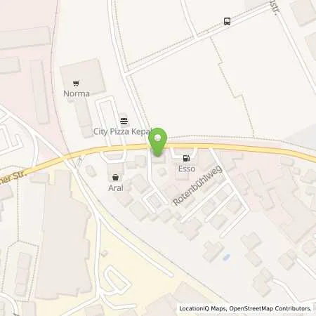 Standortübersicht der Tankstelle Esso Tankstelle in 77855 ACHERN