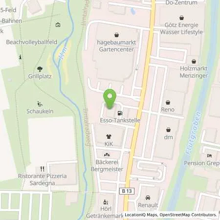 Standortübersicht der Tankstelle Esso Tankstelle in 85276 PFAFFENHOFEN