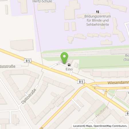 Standortübersicht der Benzin-Super-Diesel Tankstelle: Esso Tankstelle in 22303, HAMBURG