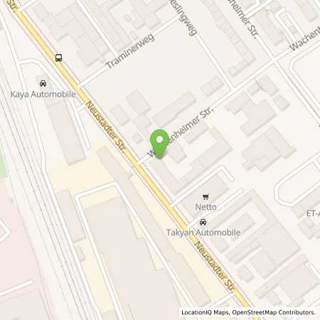 Standortübersicht der Tankstelle Aral Tankstelle in 68309 Mannheim