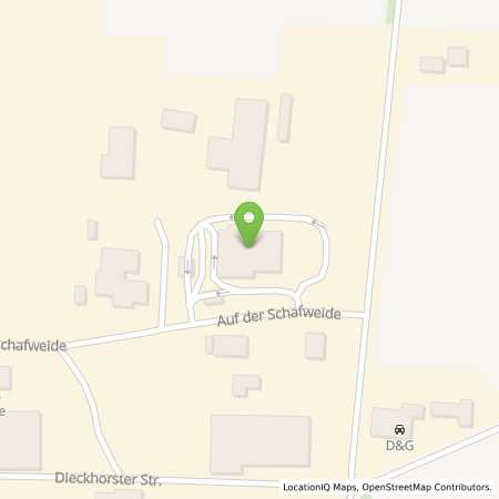 Standortübersicht der Benzin-Super-Diesel Tankstelle: Raiffeisen Waren GmbH in 38536, Meinersen