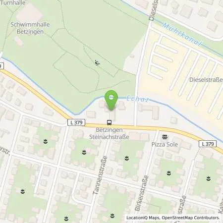 Standortübersicht der Tankstelle Esso Tankstelle in 72770 REUTLINGEN