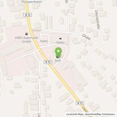 Standortübersicht der Tankstelle Aral Tankstelle in 26603 Aurich