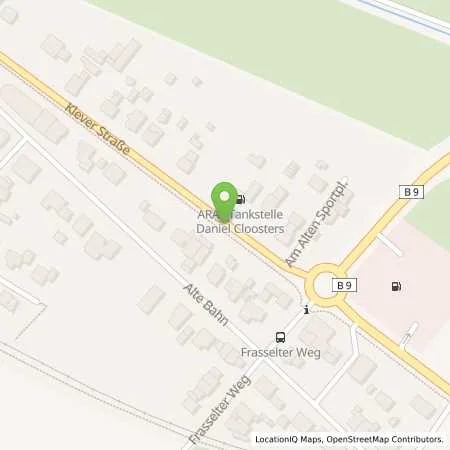 Standortübersicht der Tankstelle Aral Tankstelle in 47559 Kranenburg