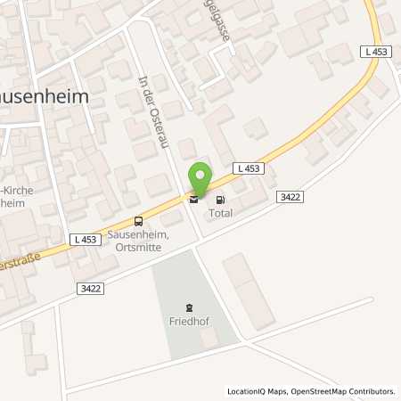 Standortübersicht der Benzin-Super-Diesel Tankstelle: TotalEnergies Gruenstadt in 67269, Gruenstadt