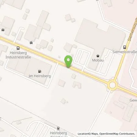 Standortübersicht der Tankstelle JET HEINSBERG INDUSTRIESTR. 25 in 52525 HEINSBERG