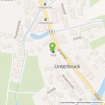 Standortübersicht der Tankstelle Esso Tankstelle in 85777 FAHRENZHAUSEN