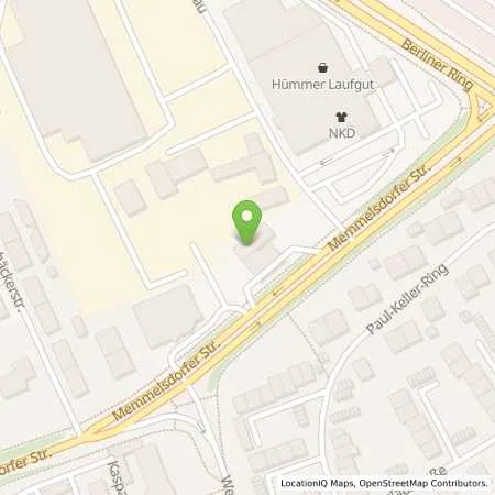 Standortübersicht der Tankstelle Esso Tankstelle in 96052 BAMBERG