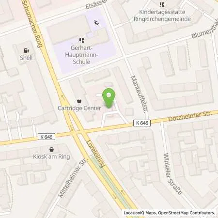 Standortübersicht der Tankstelle Aral Tankstelle in 65197 Wiesbaden