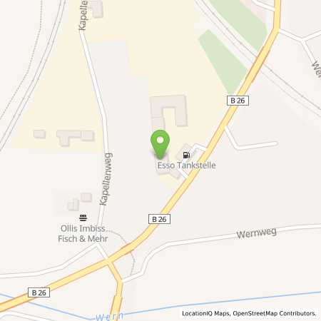 Standortübersicht der Benzin-Super-Diesel Tankstelle: Tasdemir Tankstellenbetrieb GmbH in 97737, Gemünden