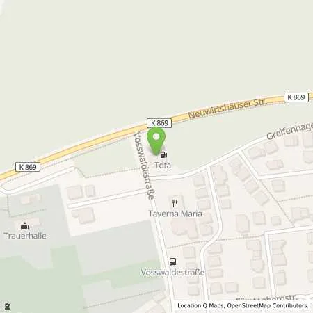 Standortübersicht der Tankstelle TotalEnergies Hanau in 63457 Hanau