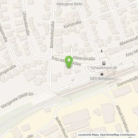 Standortübersicht der Tankstelle Auto Nitschke in 71409 Schwaikheim