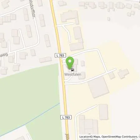 Standortübersicht der Tankstelle Heike Reuter in 33739 Bielefeld