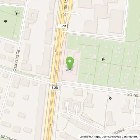 Standortübersicht der Tankstelle Aral Tankstelle in 81679 München