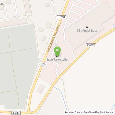 Standortübersicht der Benzin-Super-Diesel Tankstelle: Esso Tankstelle in 16321, BERNAU