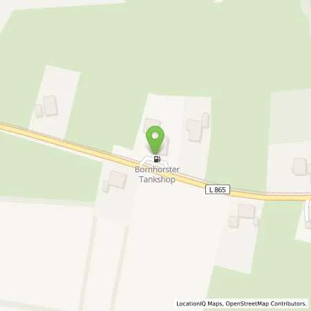 Standortübersicht der Tankstelle Tankstelle Bornhorst in 26125 Oldenburg
