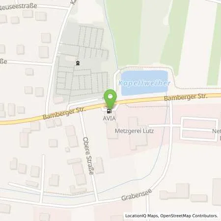 Standortübersicht der Tankstelle AVIA Tankstelle in 96173 Oberhaid