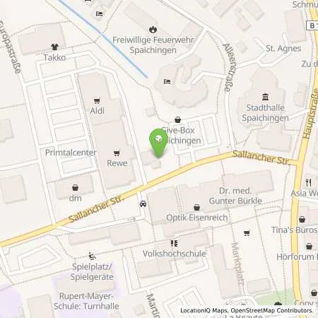 Standortübersicht der Tankstelle Burger Tankstelle in 78549 Spaichingen
