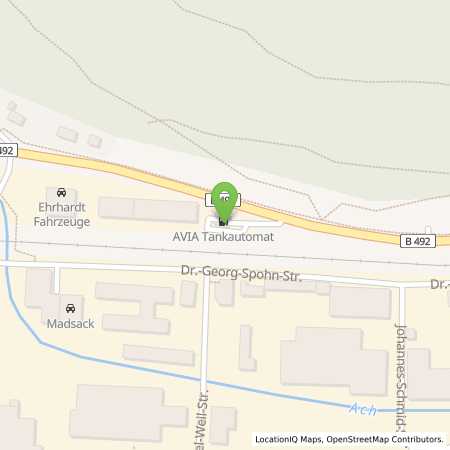 Standortübersicht der Benzin-Super-Diesel Tankstelle: AVIA Xpress Automatentankstelle in 89143, Blaubeuren