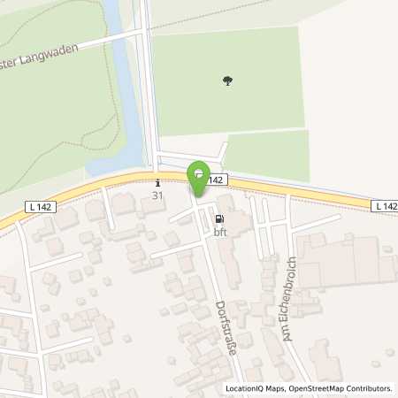 Standortübersicht der Benzin-Super-Diesel Tankstelle: bft Grevenbroich in 41516, Grevenbroich