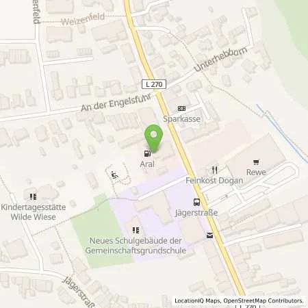 Standortübersicht der Tankstelle Aral Tankstelle in 51467 Bergisch Gladbach