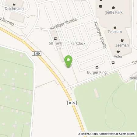 Standortübersicht der Tankstelle GOERLITZ, NIESKYER STR in 02828 Goerlitz