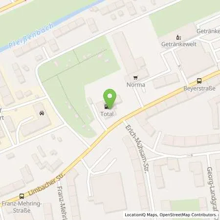 Standortübersicht der Tankstelle TotalEnergies Chemnitz in 09113 Chemnitz