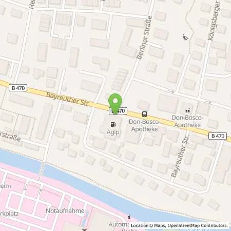 Standortübersicht der Tankstelle Aral Tankstelle in 91301 Forchheim