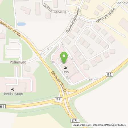 Standortübersicht der Benzin-Super-Diesel Tankstelle: Esso Tankstelle in 04442, ZWENKAU