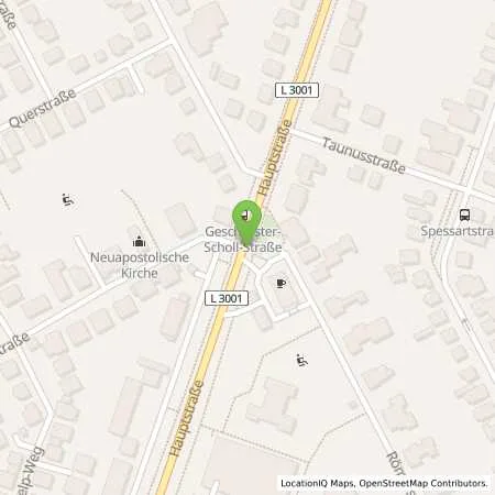 Standortübersicht der Tankstelle Esso Tankstelle in 63128 DIETZENBACH