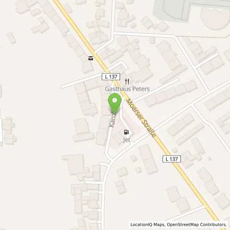 Standortübersicht der Tankstelle JET MEERBUSCH MOERSER STRASSE 70 in 40667 MEERBUSCH