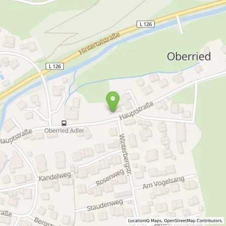 Standortübersicht der Tankstelle Auto Eckert Inh. Ingrid Hug in 79254 Oberried