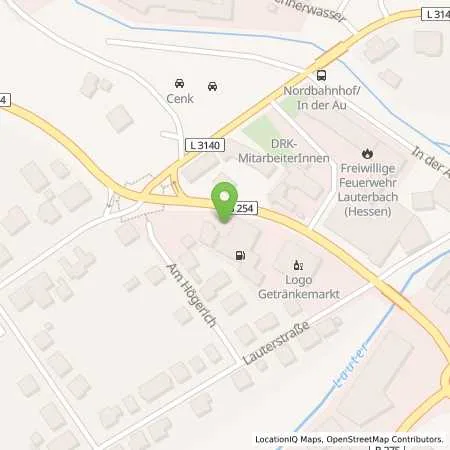 Standortübersicht der Tankstelle Shell Lauterbach Fuldaer Str. 7 in 36341 Lauterbach