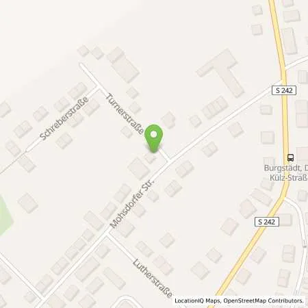 Standortübersicht der Tankstelle Roland Schmidt in 09217 Burgstädt