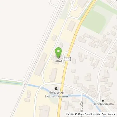Standortübersicht der Tankstelle Aral Tankstelle in 77749 Hohberg
