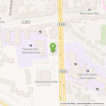 Standortübersicht der Tankstelle Aral Tankstelle in 46045 Oberhausen