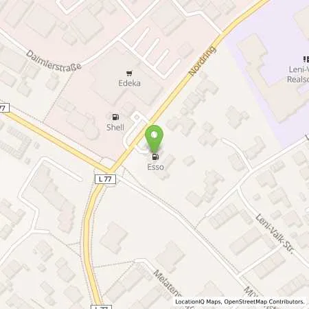 Standortübersicht der Tankstelle Esso Tankstelle in 47574 GOCH