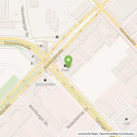 Standortübersicht der Tankstelle Esso Tankstelle in 80686 MUENCHEN