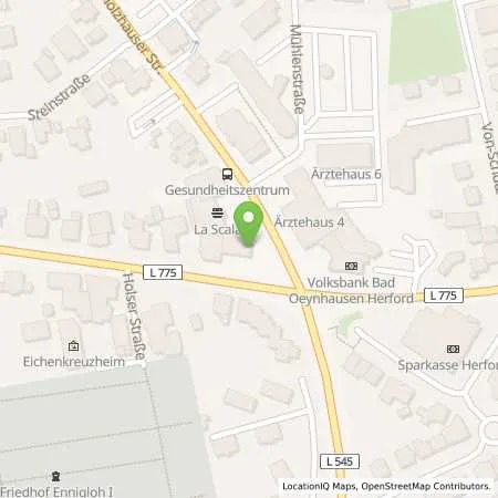 Standortübersicht der Tankstelle Tankstelle Bünde in 32257 Bünde