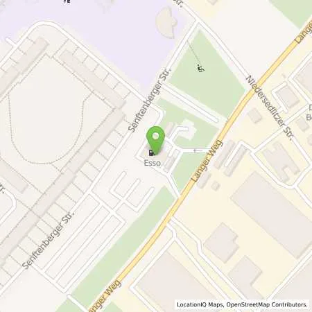 Standortübersicht der Tankstelle Esso Tankstelle in 01239 DRESDEN