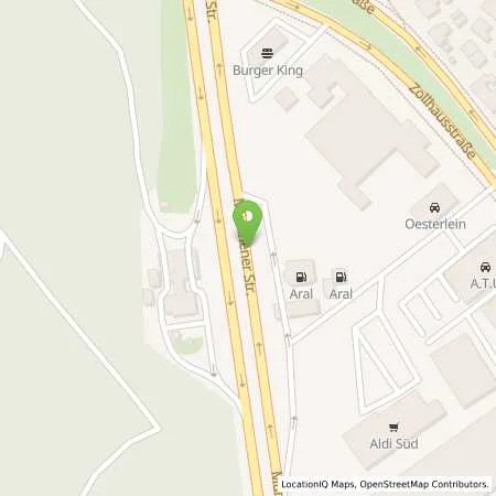 Standortübersicht der Tankstelle Aral Tankstelle in 90471 Nürnberg