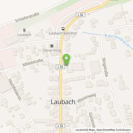 Standortübersicht der Tankstelle Marion Haupt in 56759 Laubach