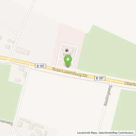 Standortübersicht der Tankstelle TotalEnergies Jessen in 06917 Jessen