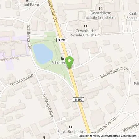 Standortübersicht der Tankstelle ENI in 74564 Crailsheim