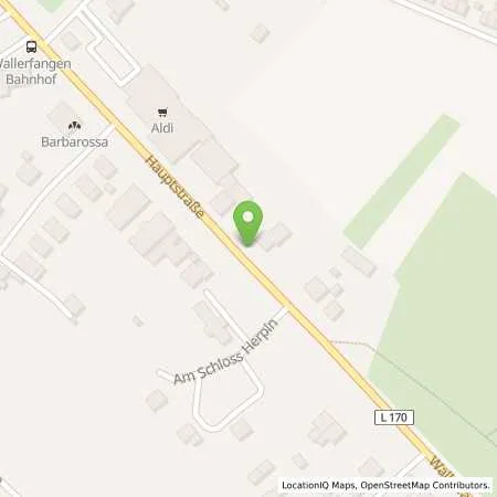 Standortübersicht der Tankstelle Shell Wallerfangen Hauptstr. 1 in 66798 Wallerfangen