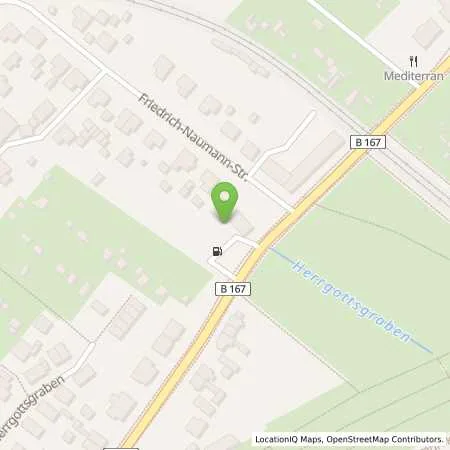 Standortübersicht der Tankstelle JET NEURUPPIN GERHART-HAUPTMANN-STR. 23 in 16816 NEURUPPIN