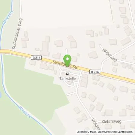 Standortübersicht der Tankstelle Wietze in 29323 Wietze