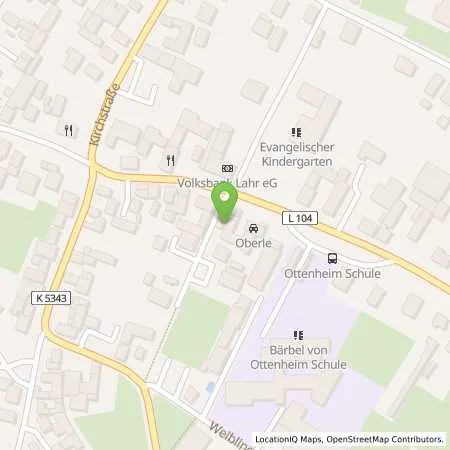 Standortübersicht der Tankstelle bft-Tankstelle Oberle in 77963 Ottenheim